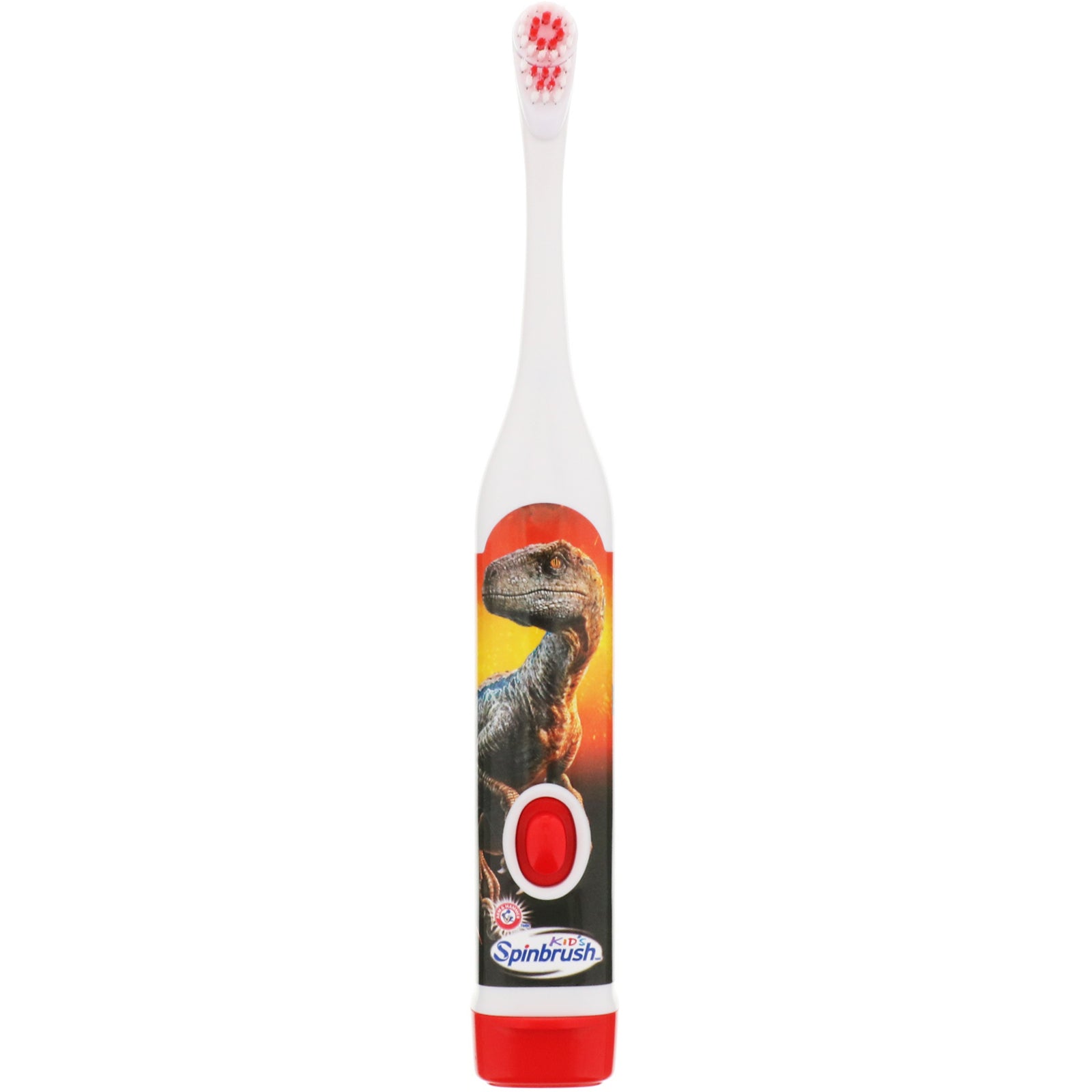 Arm & Hammer, Kid's Spinbrush, Jurassic World, Soft, 1 Battery Powered Toothbrush