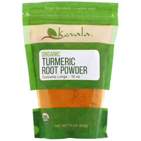 Kevala, Organic Turmeric Root Powder, 16 oz (454 g)