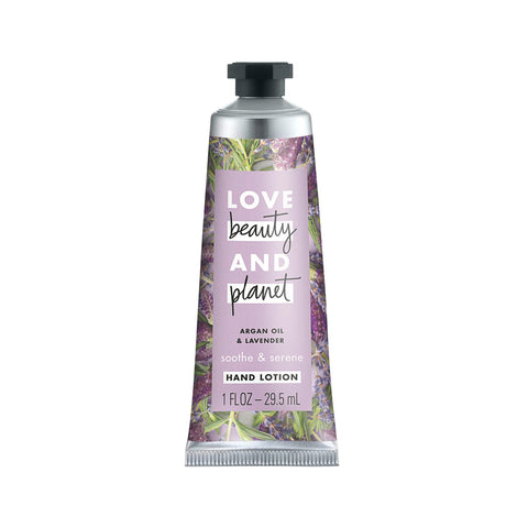 Love Beauty and Planet, Soothe & Serene Hand Lotion, Argan Oil & Lavender, 1 fl oz (29.5 ml)