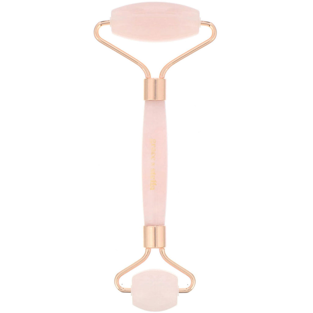 Grace & Stella, Rose Quartz Facial Roller, 1 Roller