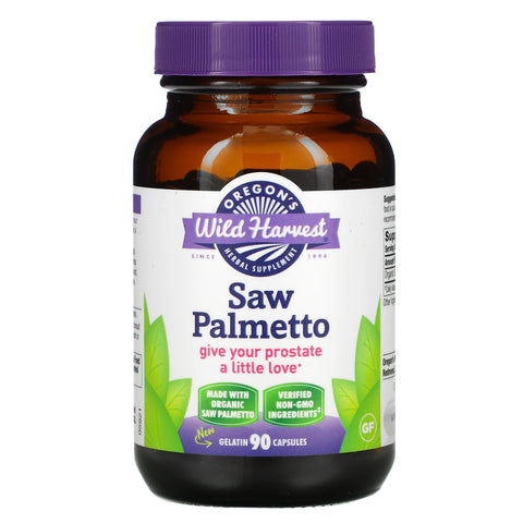 Oregon's Wild Harvest, Saw Palmetto, 90 Gelatin Capsules