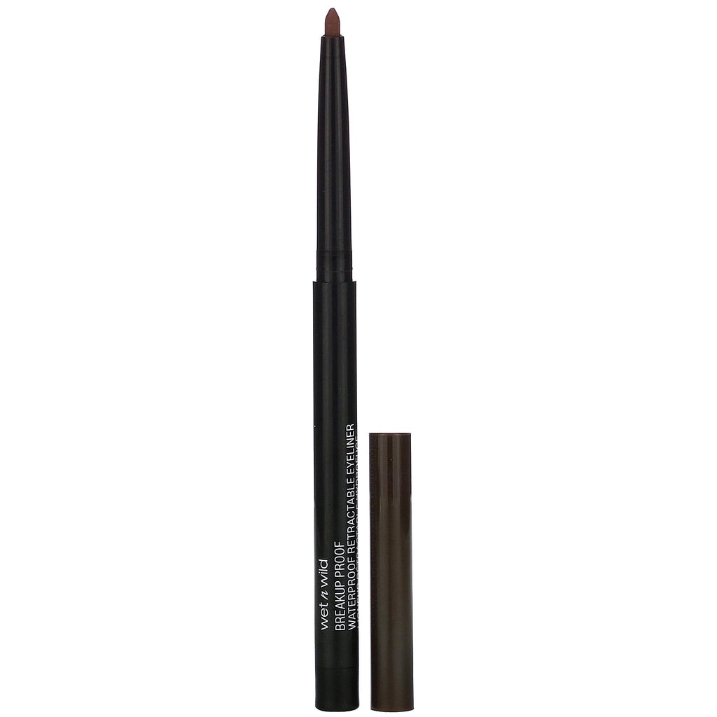 Wet n Wild, Breakup Proof Retractable Gel Eyeliner, Black Brown, 0.008 oz (0.23 g)