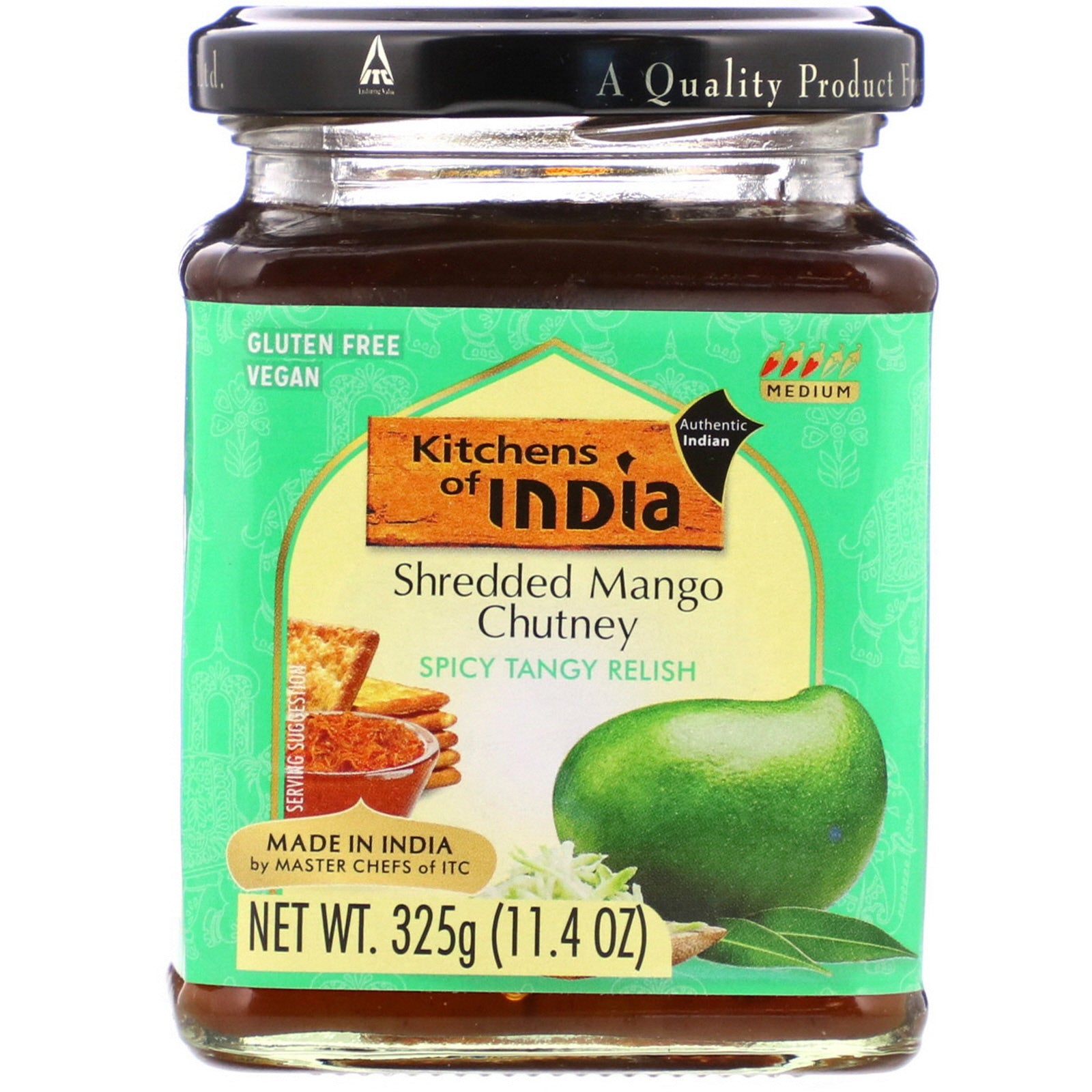 Kitchens of India, Shredded Mango Chutney, 11.4 oz (325 g)