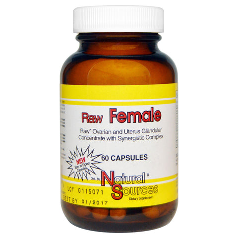 Natural Sources, Raw Female, 60 Capsules