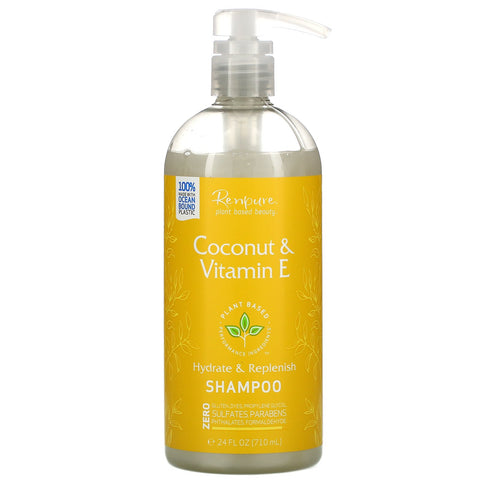 Renpure, Coconut & Vitamin E Shampoo, 24 fl oz (710 ml)