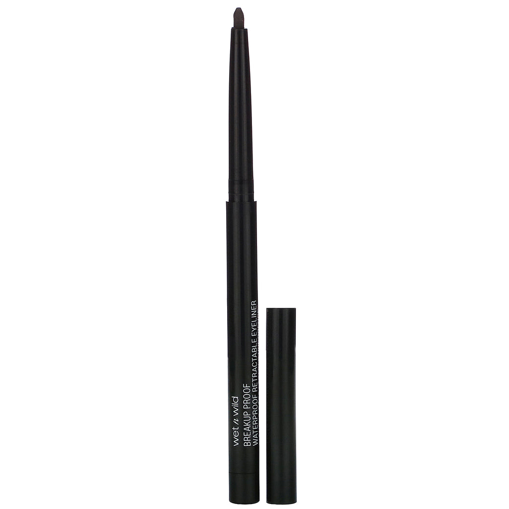 Wet n Wild, Breakup Proof Retractable Gel Eyeliner, Black, 0.008 oz (0.23 g)