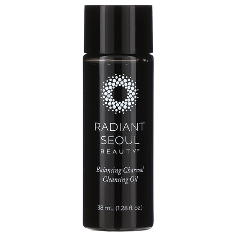 Radiant Seoul, Balancing Charcoal Cleansing Oil, Trial Size, 1.28 fl oz (38 ml)