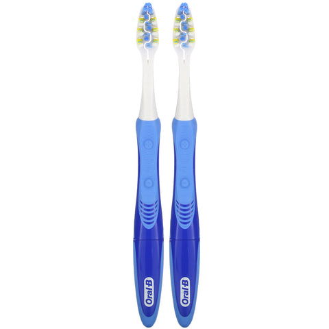 Oral-B, Pro-Health, Pulsar Battery Powered Toothbrush, Medium, 2 Pack