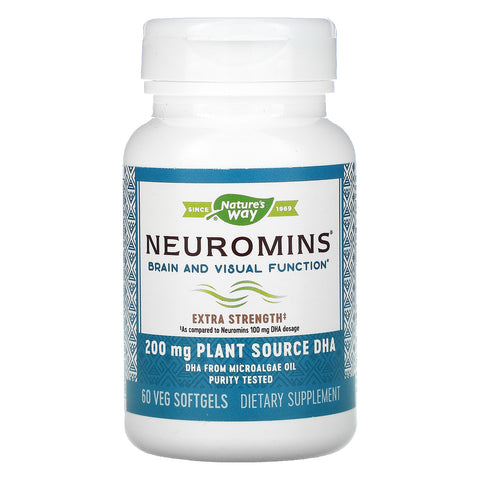 Nature's Way, Neuromins, 200 mg, 60 Veg Softgels