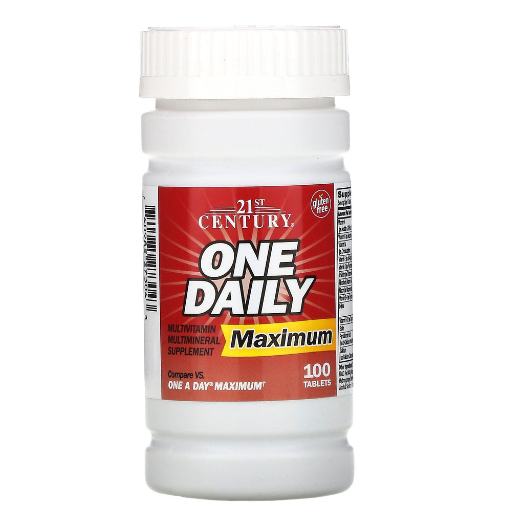21st Century, One Daily, Maximum, 100 Tablets