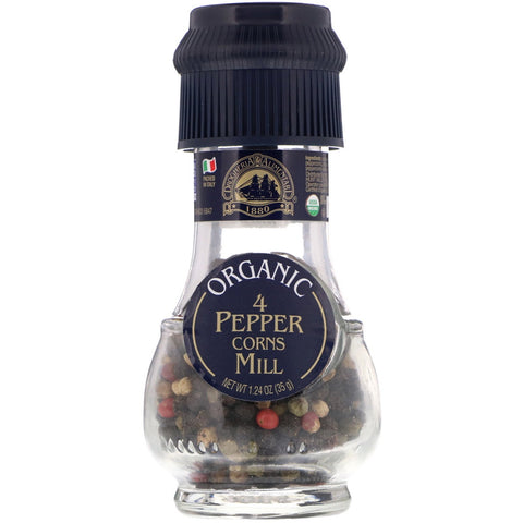 Drogheria & Alimentari, Organic 4 Peppercorns Mill, 1.24 oz (35 g)