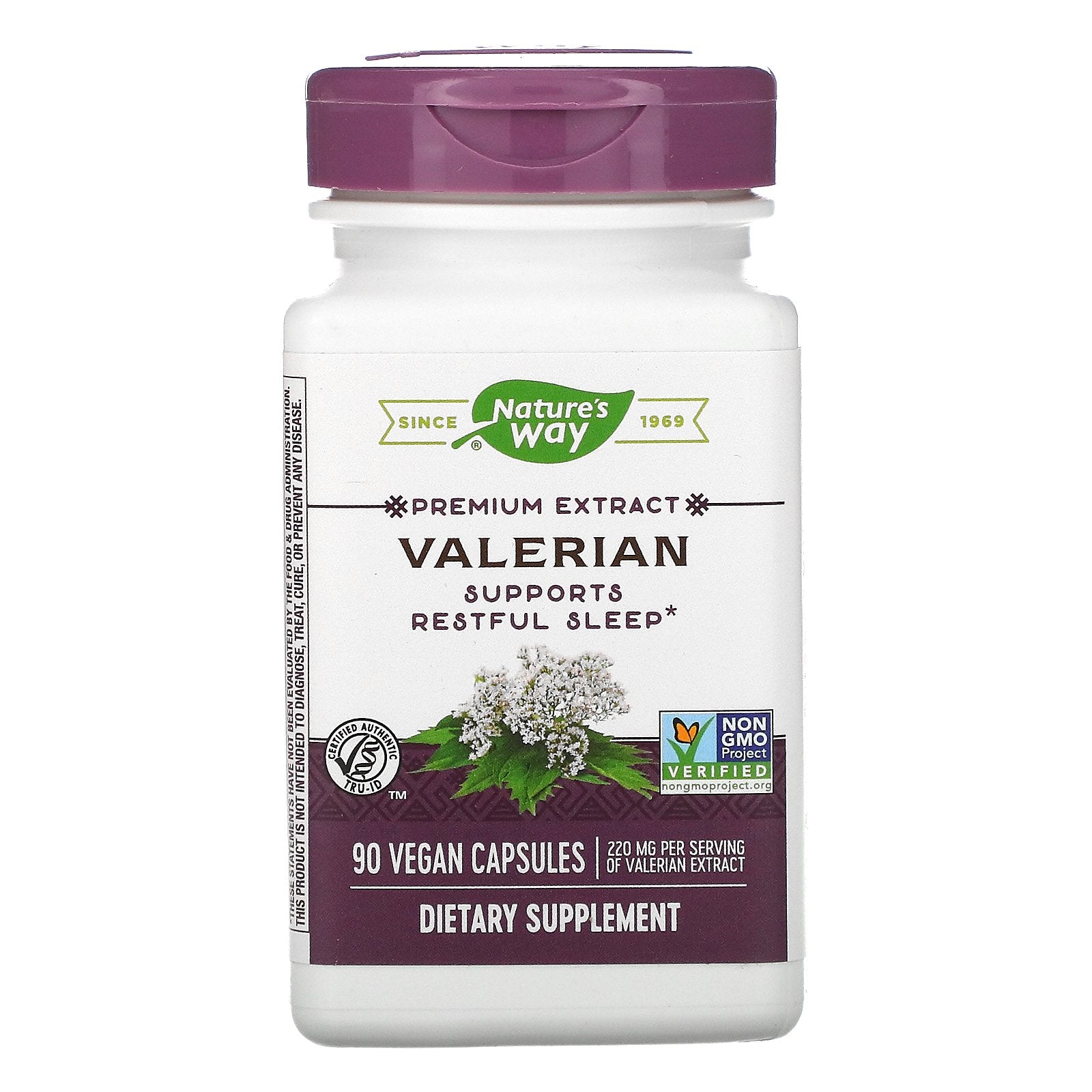 Nature's Way, Valerian, 220 mg, 90 Vegan Capsules