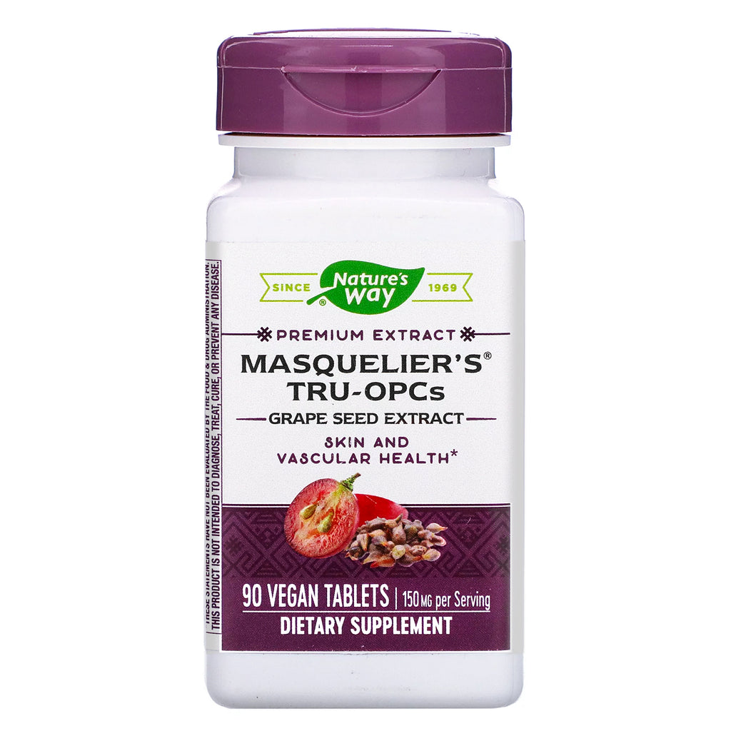 Nature's Way, Masquelier's Tru-OPCs, 150 mg, 90 Vegan Tablets