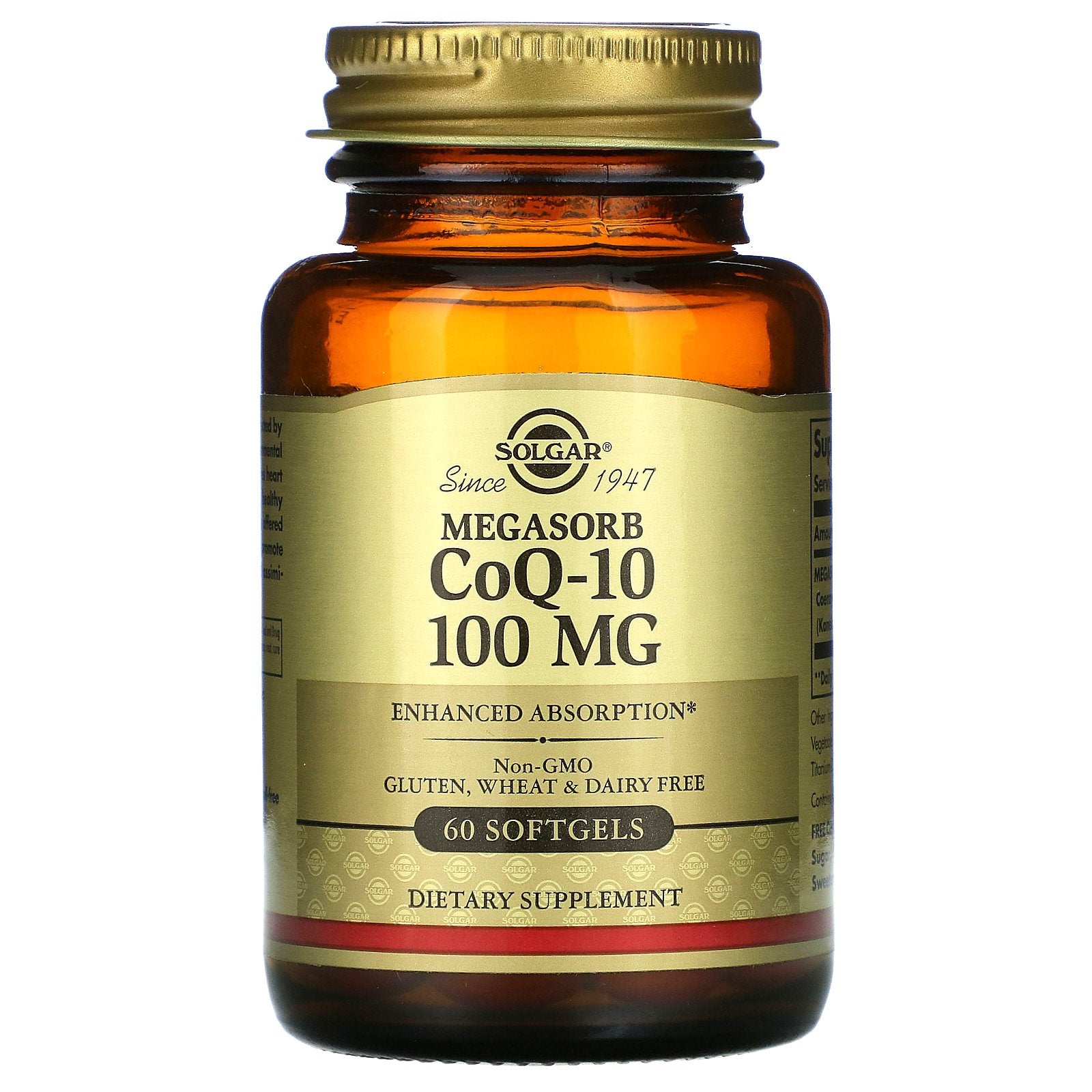 Solgar, Megasorb CoQ-10, 100 mg, 60 Softgels