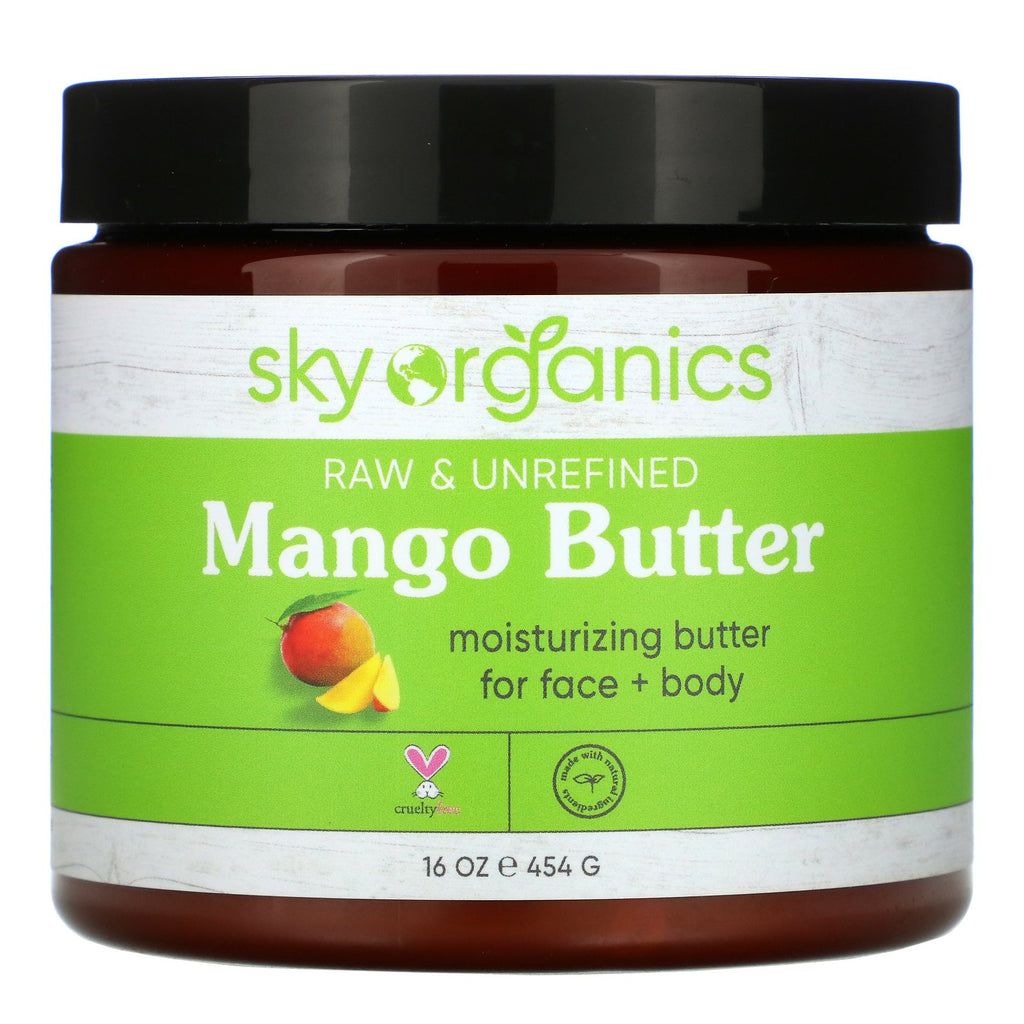 Sky Organics, Mango Butter, Raw & Unrefined, 16 oz (454 g)