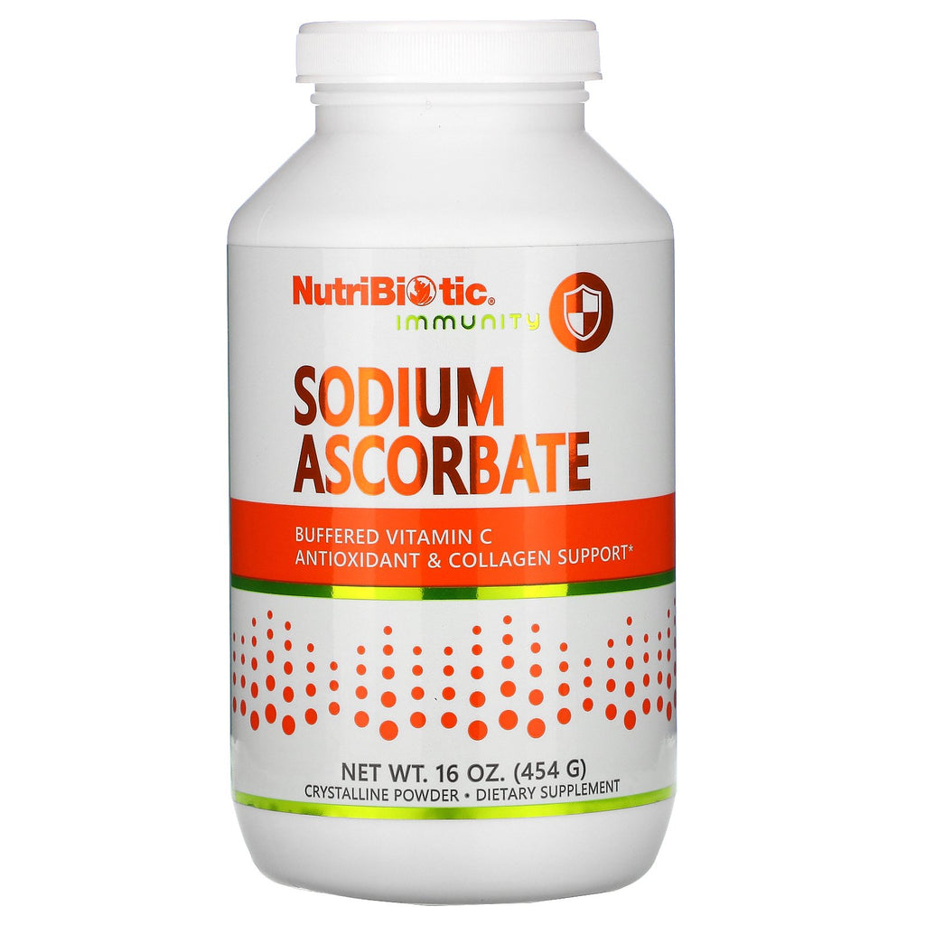 NutriBiotic, Immunity, Sodium Ascorbate, Crystalline Powder, 16 oz (454 g)