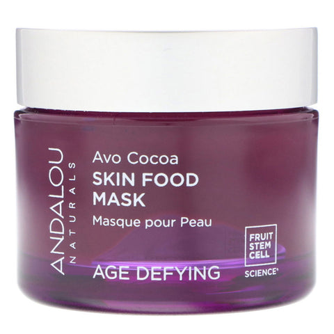Andalou Naturals, Skin Food Beauty Mask, Avo Cocoa, Age Defying, 1.7 oz (50 g)
