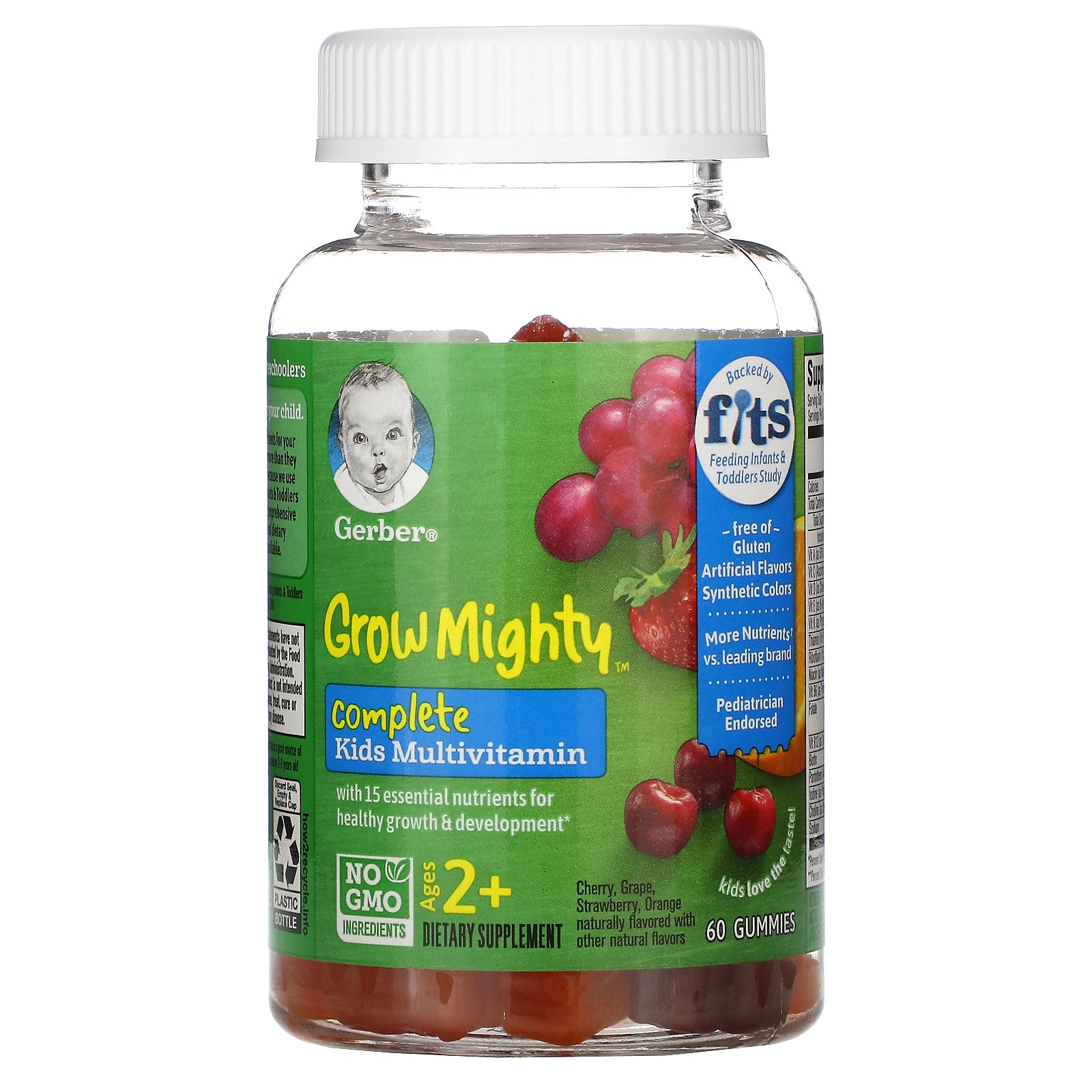 Gerber, Grow Mighty, Complete Kids Multivitamin, Ages 2+,  60 Gummies