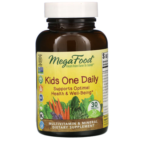 MegaFood, Kids One Daily, 30 Tablets