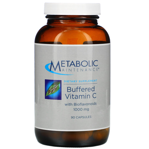 Metabolic Maintenance, Buffered Vitamin C with Bioflavonoids, 1,000 mg, 90 Capsules