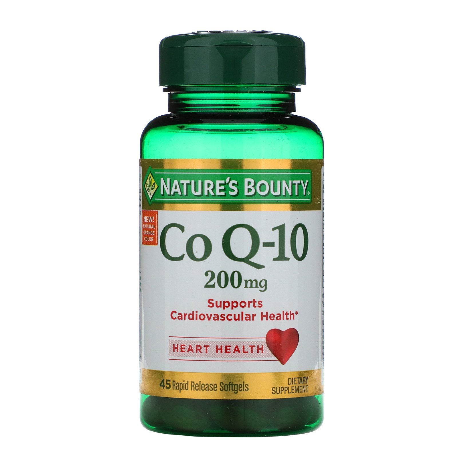 Nature's Bounty, Co Q-10, 200 mg, 45 Rapid Release Softgels