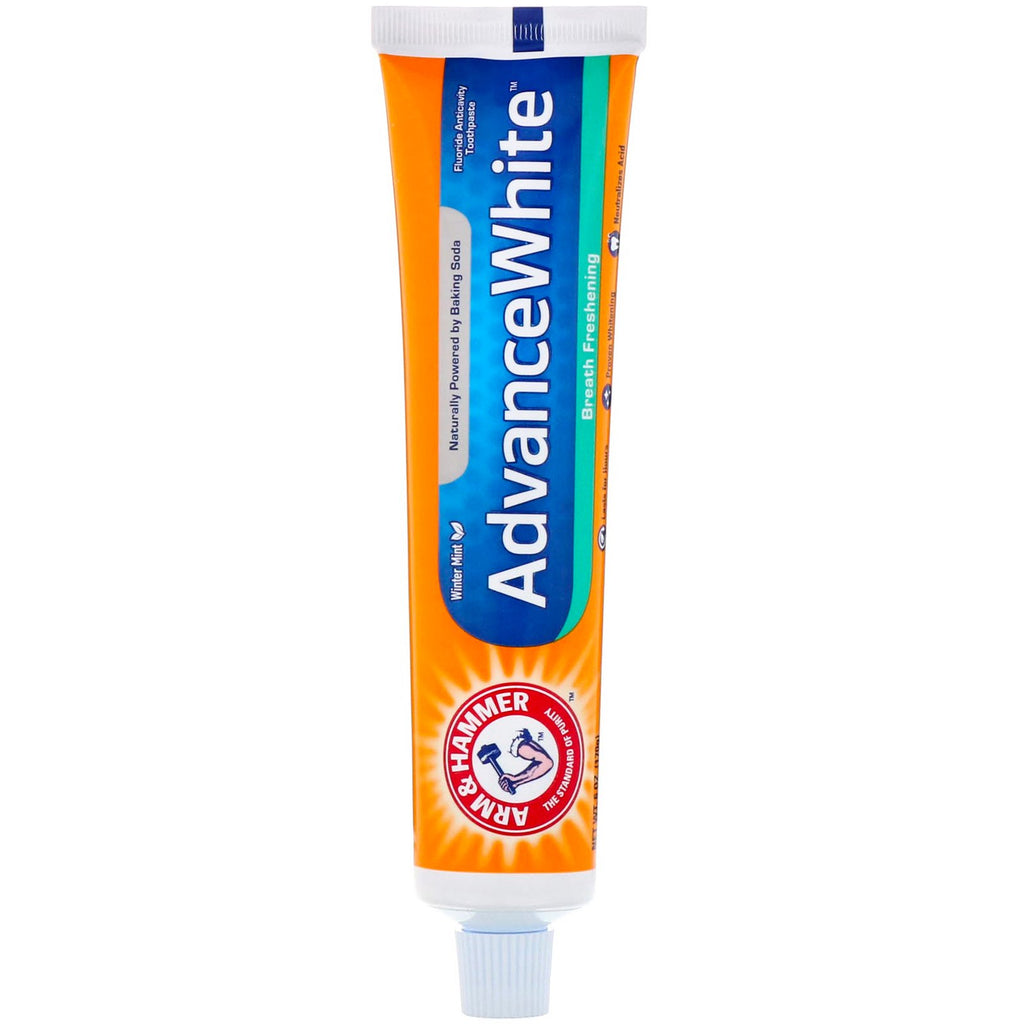 Arm & Hammer, AdvanceWhite, Breath Freshening Toothpaste, Winter Mint, 6.0 oz (170 g)