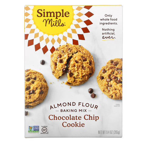 Simple Mills,  Almond Flour Baking Mix, Chocolate Chip Cookie, 9.4 oz (265 g)