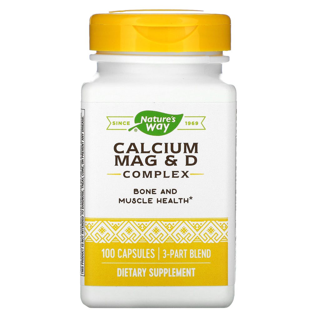 Nature's Way, Calcium Mag & D Complex, 100 Capsules