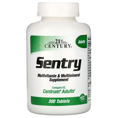 21st Century, Sentry, Multivitamin & Multimineral Supplement, 300 Tablets