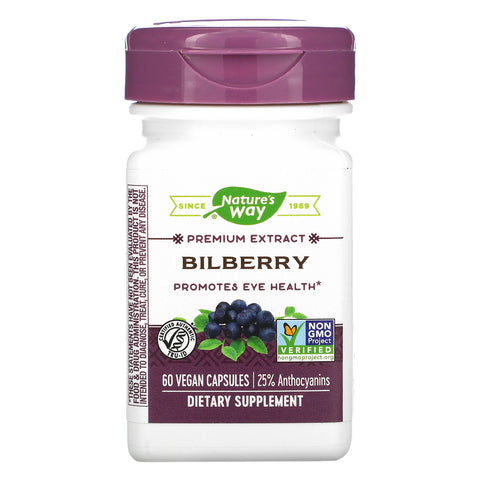 Nature's Way, Bilberry, 60 Vegan Capsules