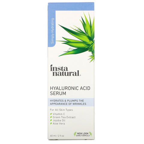 InstaNatural, Hyaluronic Acid Serum, 2 fl oz (60 ml)