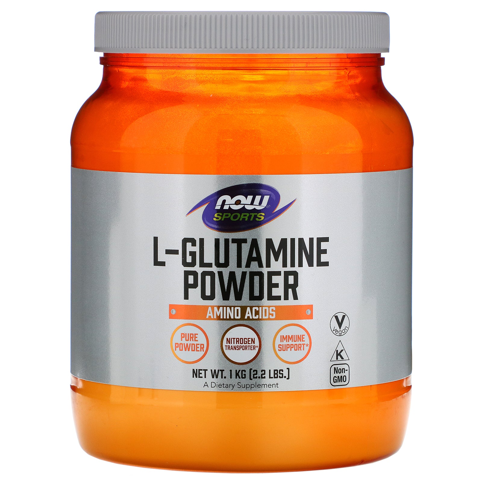 Now Foods, Sports, L-Glutamine Powder, 2.2 lbs (1 kg)