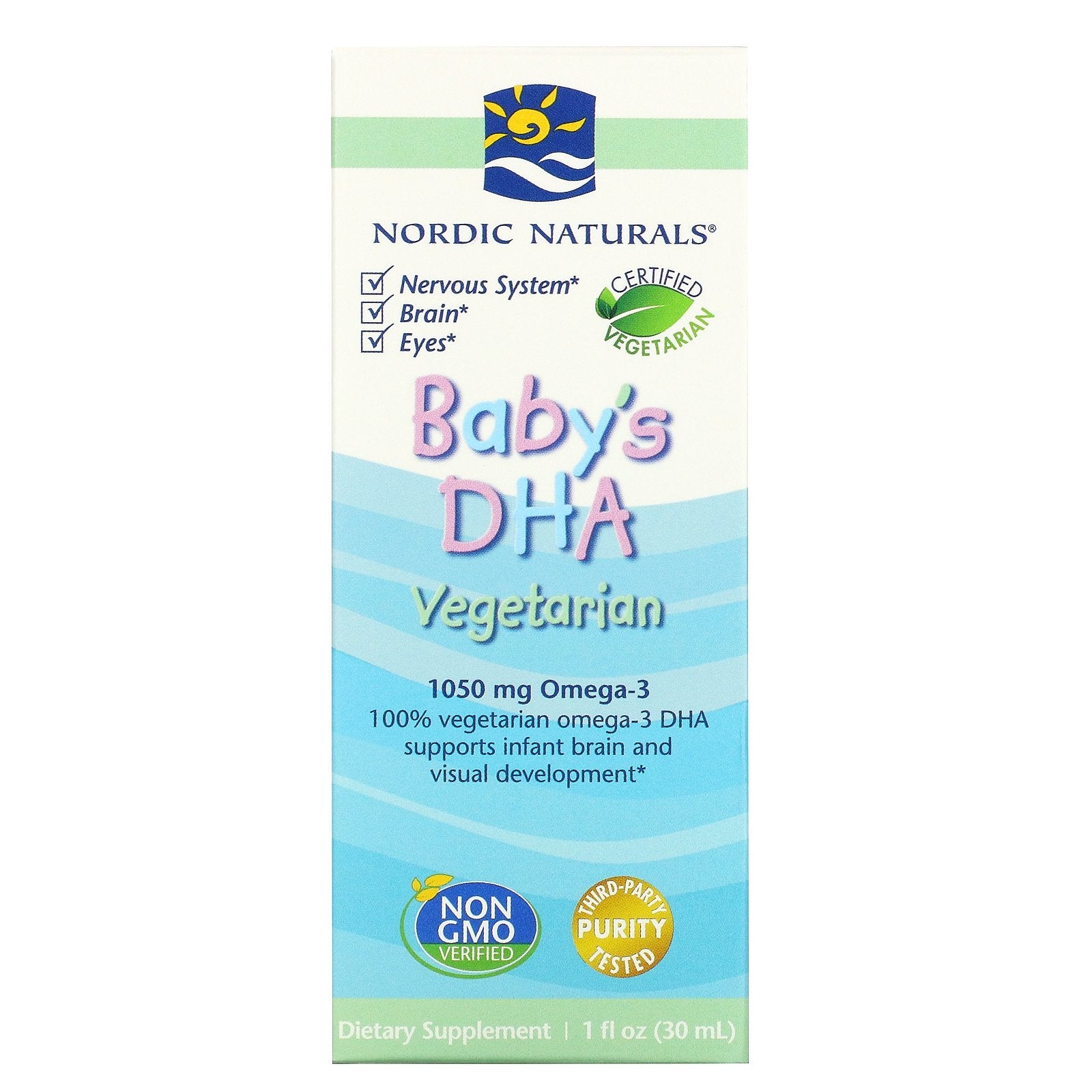 Nordic Naturals, Baby's DHA, Vegetarian, 1 fl oz (30 ml)