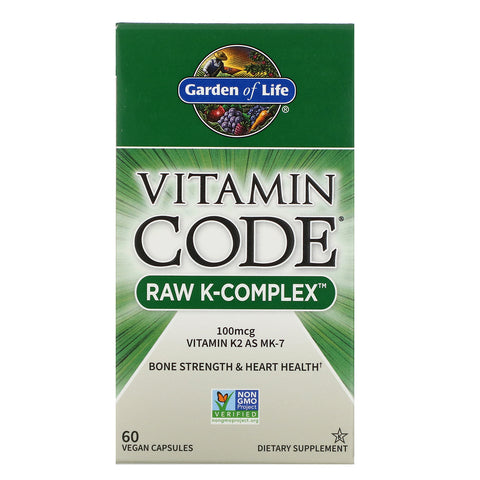 Garden of Life, Vitamin Code, RAW K-Complex, 60 Vegan Capsules