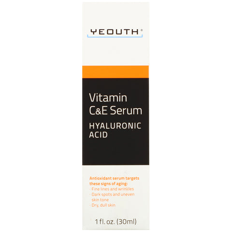 Yeouth, Vitamin C & E Serum, 1 fl oz (30 ml)
