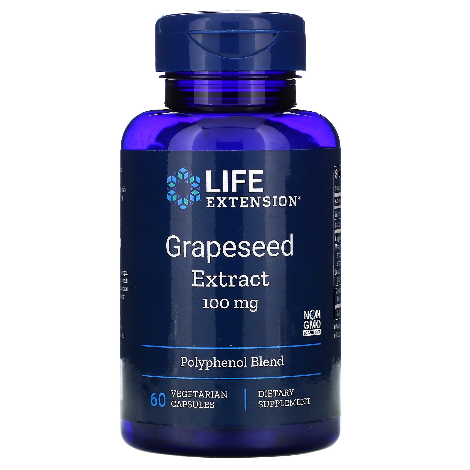 Life Extension, Grapeseed Extract, 100 mg, 60 Vegetarian Capsules