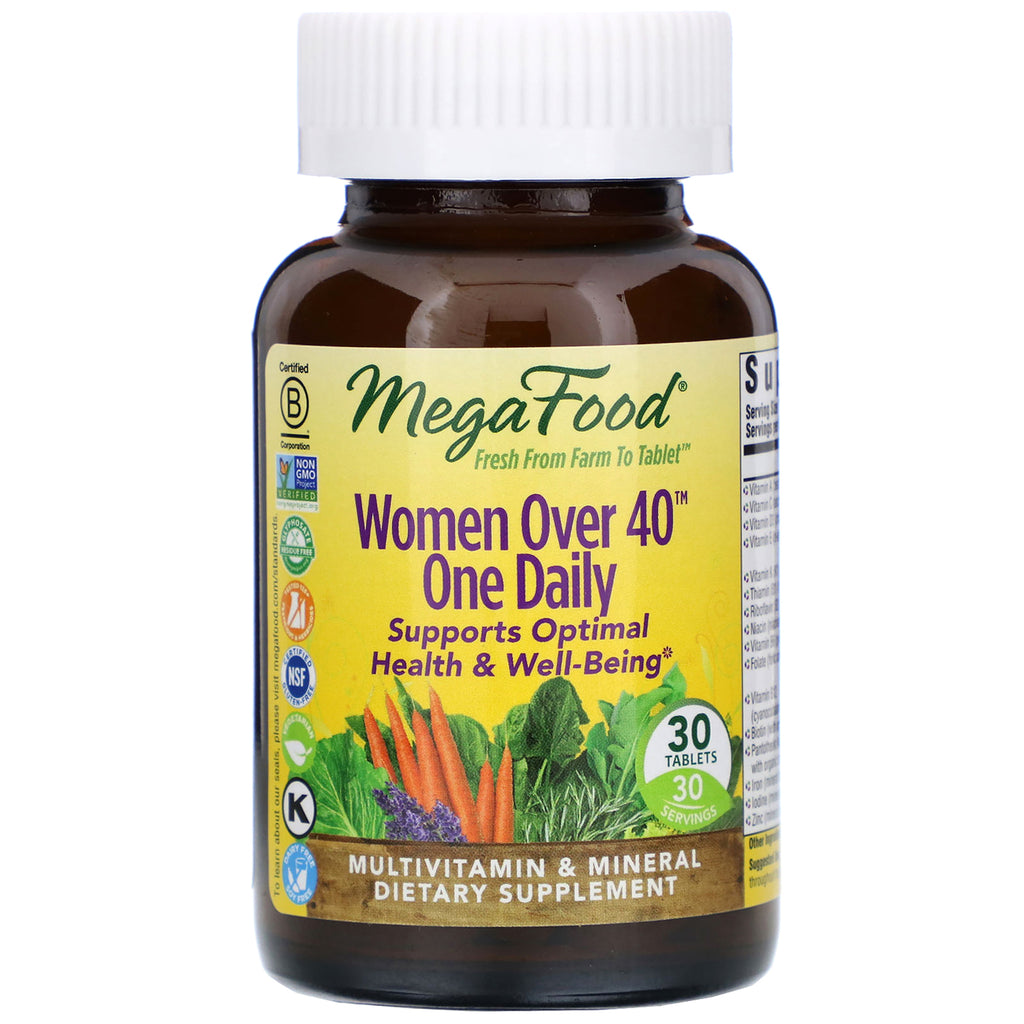 MegaFood, Women Over 40 One Daily, 30 Tablets