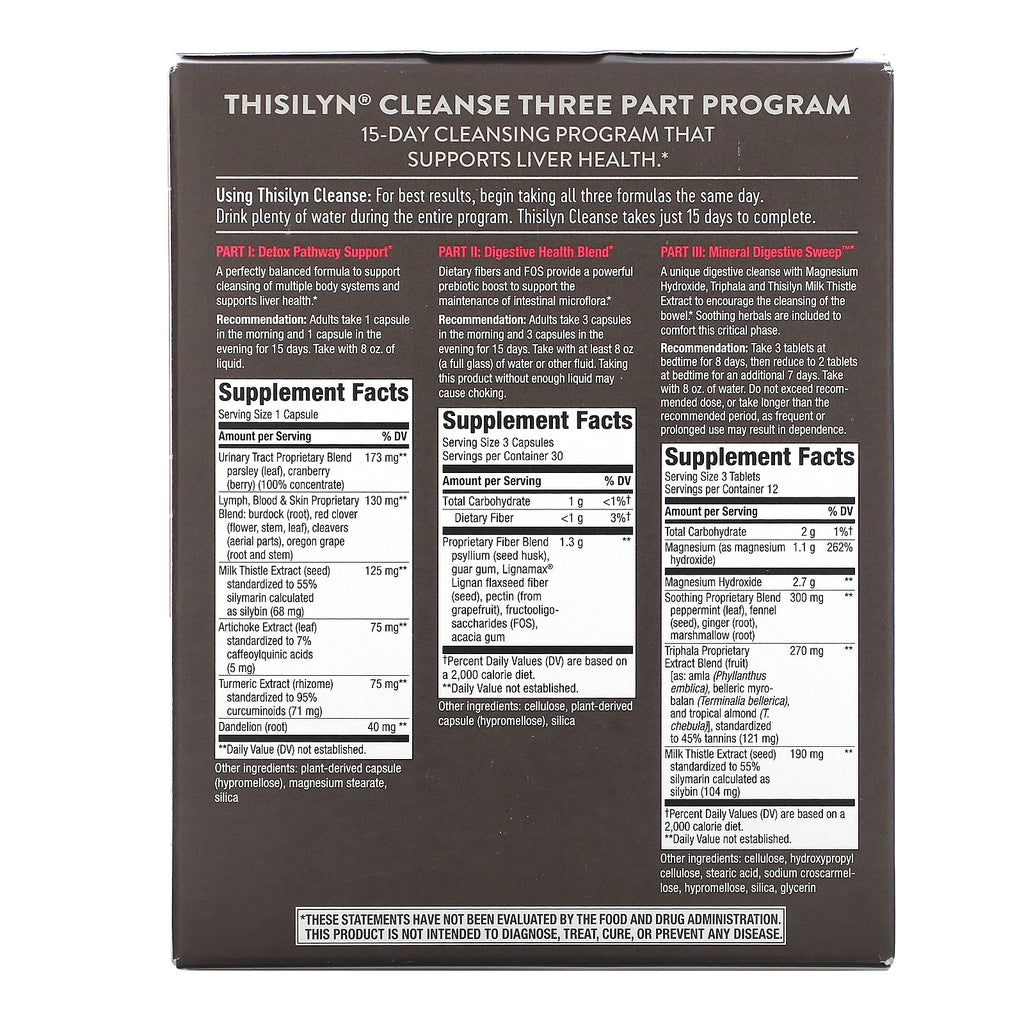 Nature's Way, Thisilyn Cleanse with Mineral Digestive Sweep, 15 Day Program
