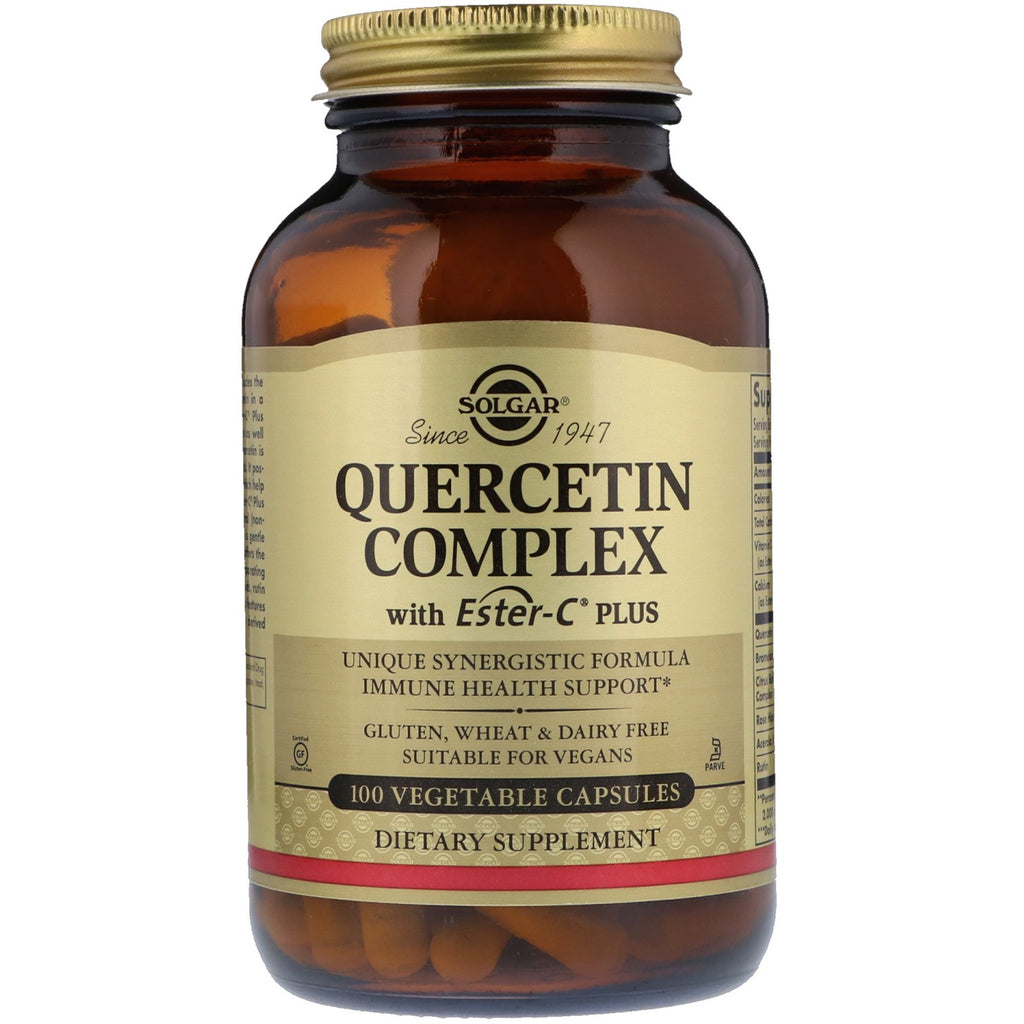 Solgar, Quercetin Complex with Ester-C Plus, 100 Vegetable Capsules