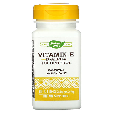 Nature's Way, Vitamin E, 400 IU, 100 Softgels