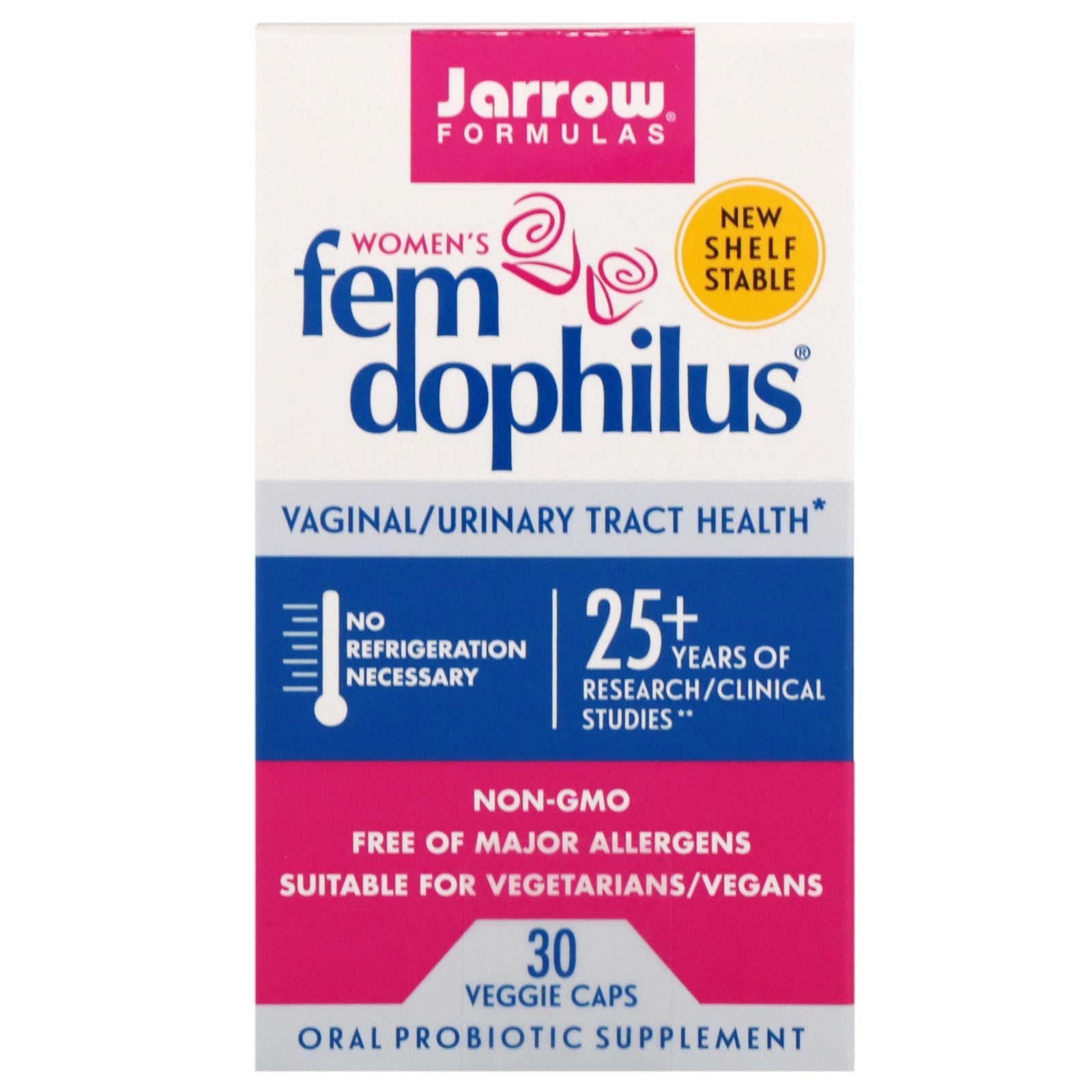 Jarrow Formulas, Women's Fem Dophilus, 30 Veggie Caps