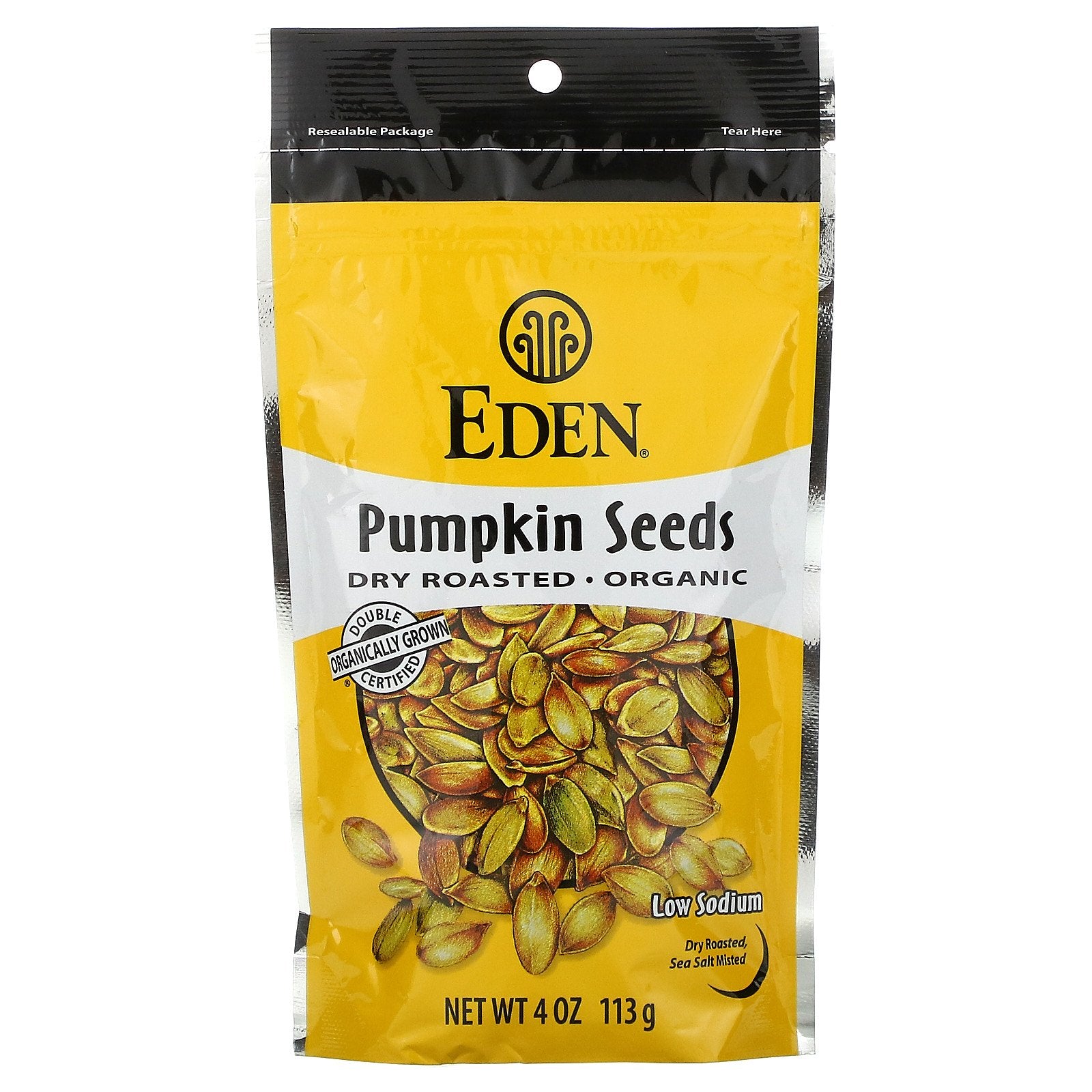 Eden Foods, Organic, Pumpkin Seeds, Dry Roasted, 4 oz (113 g)