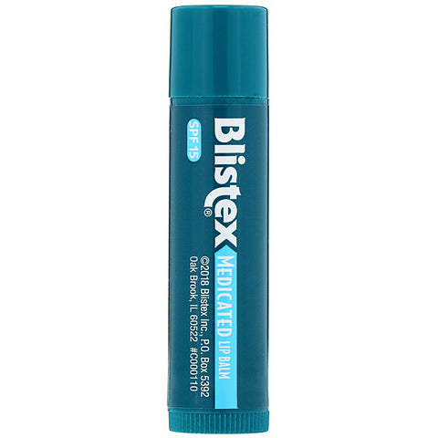 Blistex, Medicated Lip Balm, Lip Protectant/Sunscreen, SPF 15, .15 oz (4.25 g)