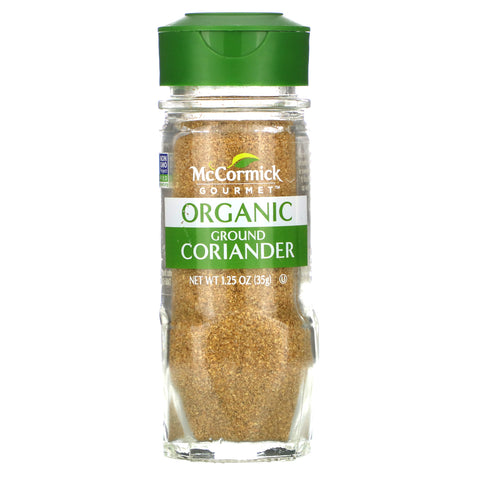 McCormick Gourmet, Organic Ground Coriander, 1.25 oz (35 g)