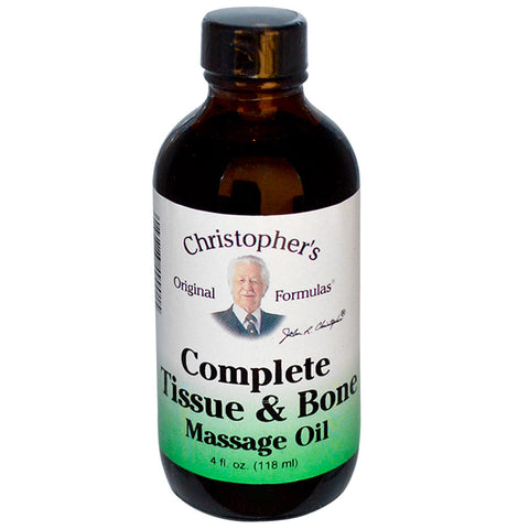 Christopher's Original Formulas, Complete Tissue & Bone Massage Oil, 4 fl oz (118 ml)