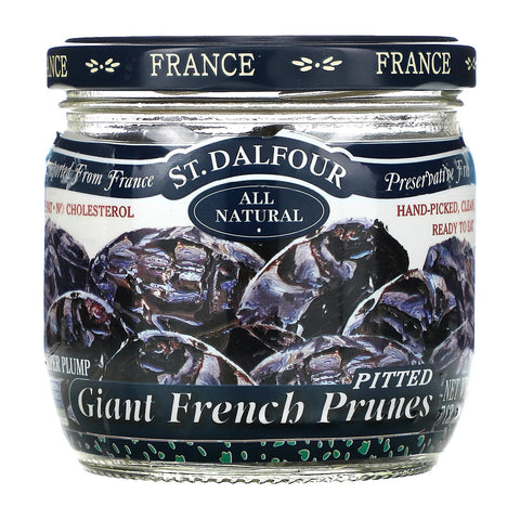 St. Dalfour, Giant French Prunes, Pitted, 7 oz (200 g)