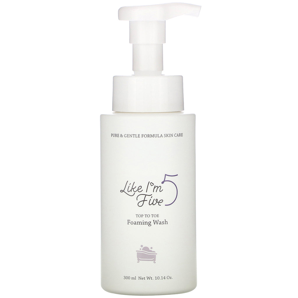 Like I'm Five, Top To Toe Foaming Wash, 10.14 oz (300 ml)