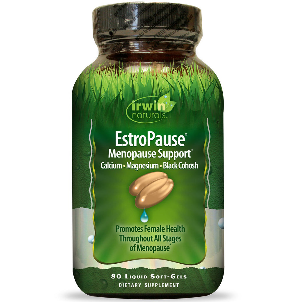 Irwin Naturals, EstroPause, Menopause Support, 80 Liquid Soft-Gels