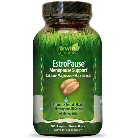 Irwin Naturals, EstroPause, Menopause Support, 80 Liquid Soft-Gels