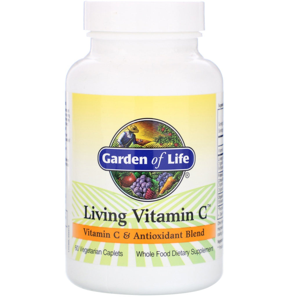 Garden of Life, Living Vitamin C, 60 Vegetarian Caplets